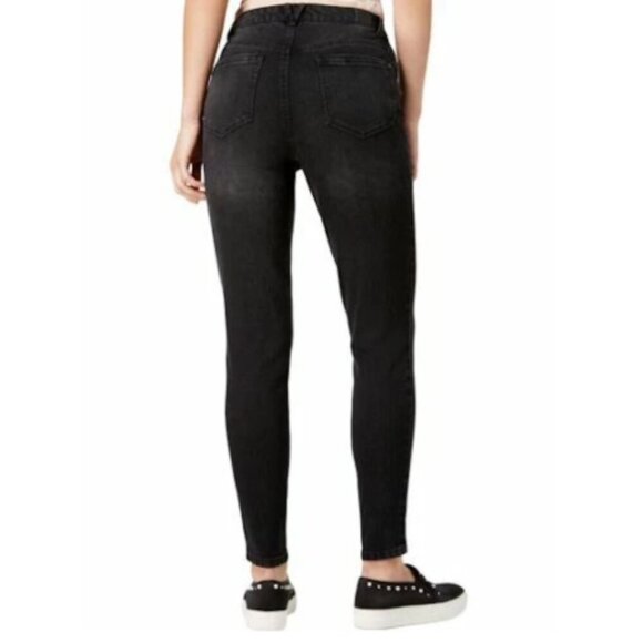 Pacsun | EUC High-Rise Lace Up Skinny Ankle Jeggings in Black Size 28 - Picture 2 of 8